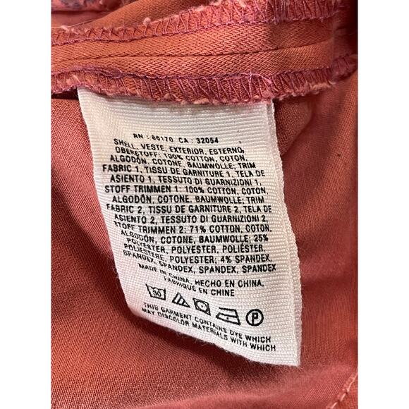 Anthropologie Hei Hei Utility Jacket Salmon Color Pockets - Size Women's Medium - Picture 6 of 7